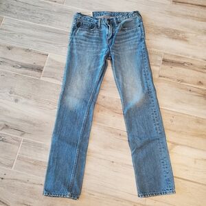 Abercrombie Kids 1892 Blue Denim Skinny Jeans Girls Size 16 Slim